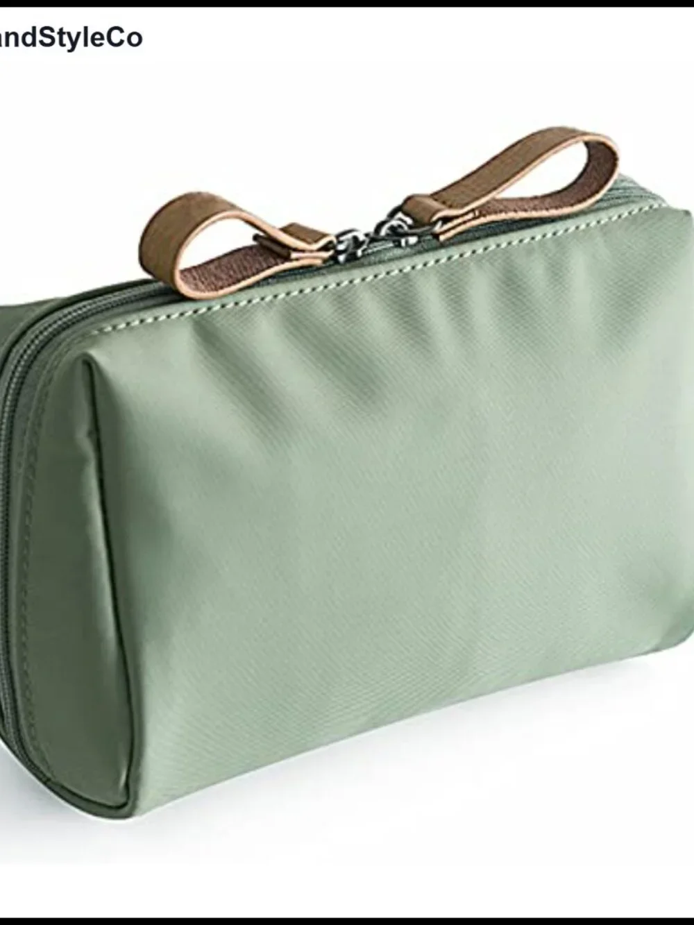 Waterproof Polyester Cosmetic Pouch with Compartments Travel Makeup Bag